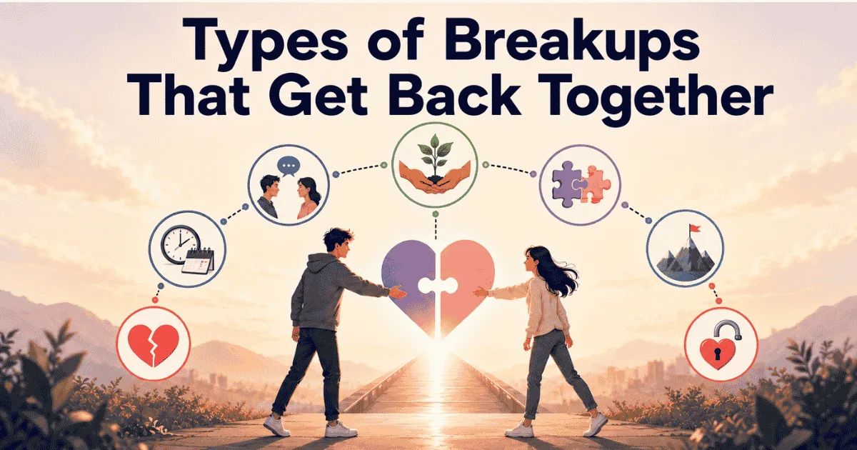 Types of Breakups That Get Back Together: 9 Reunion Patterns Real Couples Share (2026 Guide)