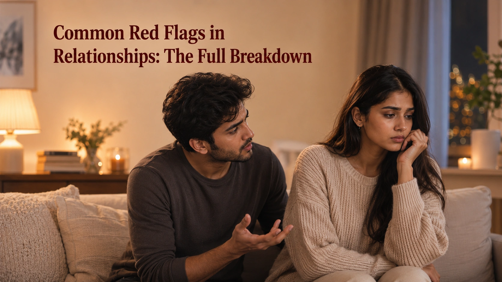 Broken trust and communication in a relationship - common red flags